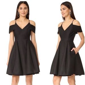 Halston Heritage Cold Shoulder Dress